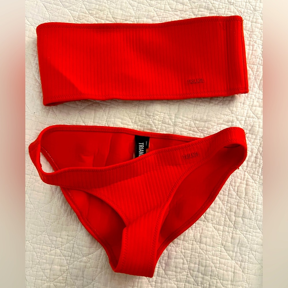 Triangl ribbed bikini
